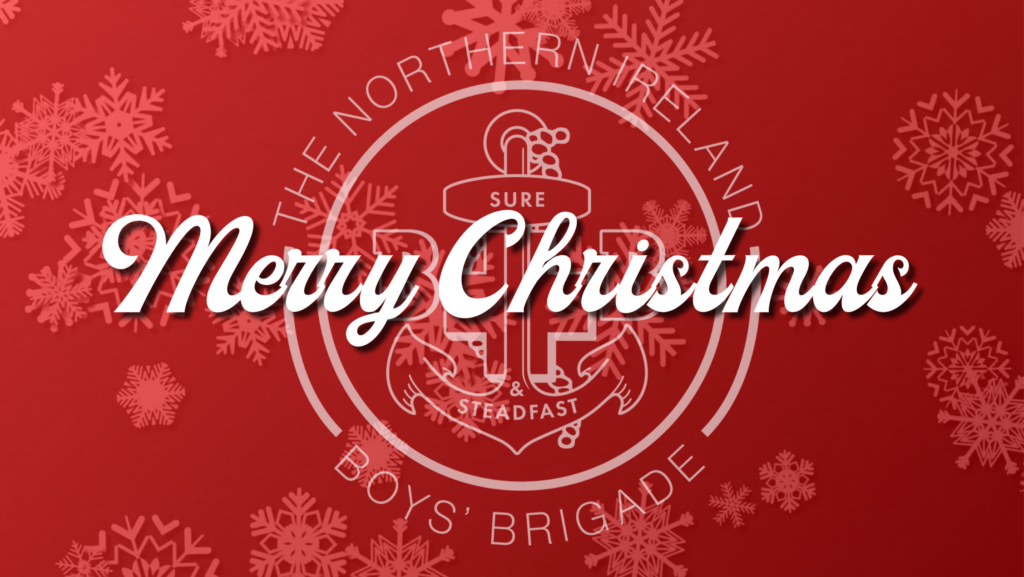 a merry christmas image with the bbni logo in the background