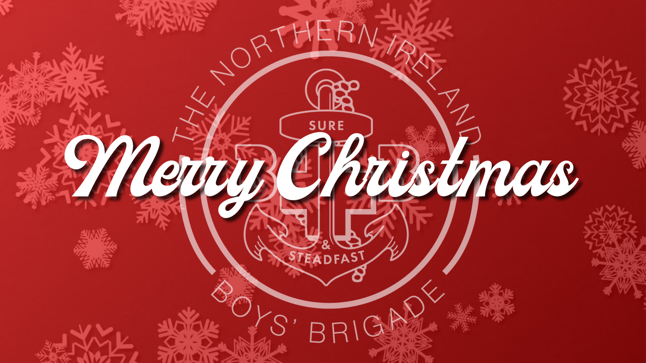 a merry christmas image with the bbni logo in the background