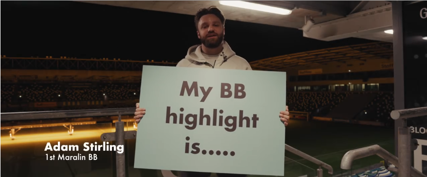 A volunteer taking about BB